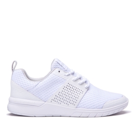 Supra Mens SCISSOR White/white Low Top Shoes | CA-22253